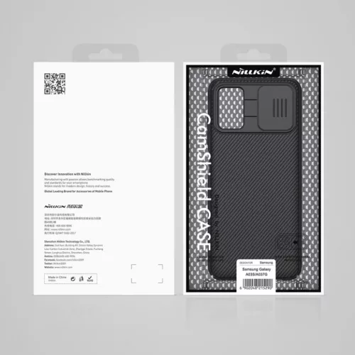 Samsung Galaxy A03S Nillkin CamShield tok fekete-6902048224155 8 kép