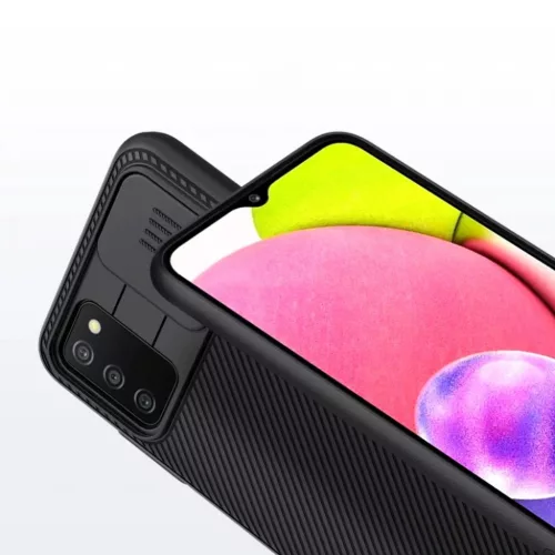 Samsung Galaxy A03S Nillkin CamShield tok fekete-6902048224155 10 kép