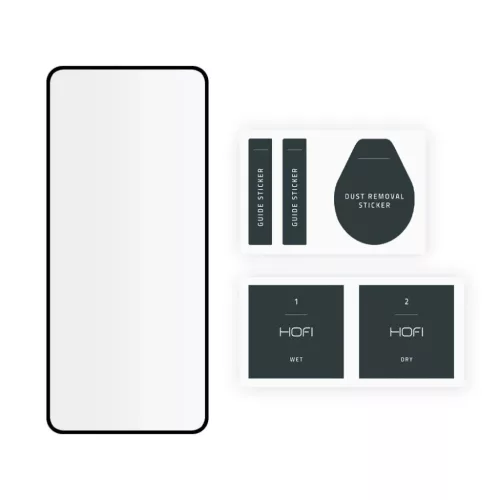 Xiaomi Redmi 10 Hofi Glass Pro+ Hybrid temperált üvegfólia fekete-9589046918148 2 kép