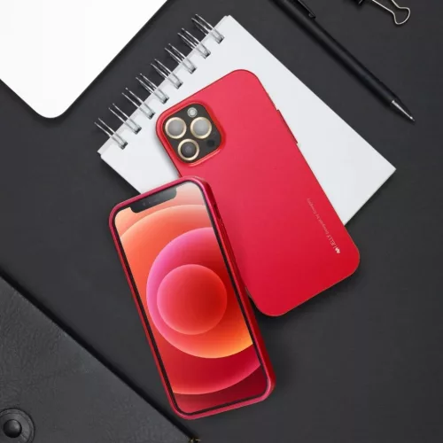 Samsung A22 4G Mercury i-Jelly TPU tok piros-8809824773266 6 kép