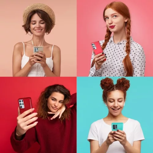 Samsung A22 4G Mercury Jelly szilikon tok piros-8809824773099 4 kép