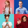 Samsung A22 4G Mercury Jelly szilikon tok sötétkék-8809824773143 5 kép