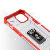 iPhone 13 Crystal Ring Kickstand tok piros-9145576220627 2 kép