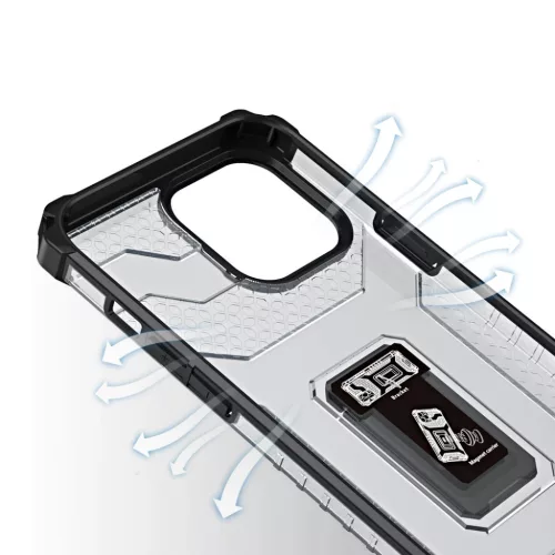 iPhone 13 Pro Crystal Ring Kickstand tok piros-9145576220665 4 kép