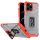 iPhone 13 Pro Max Crystal Ring Kickstand tok piros-9145576220702 7 kép