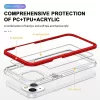 iPhone 13 mini Acrylic hybrid tok piros anti-shock-1200000029079 5 kép