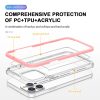 iPhone 13 Pro Max Acrylic hybrid tok pink-1200000029087 5 kép