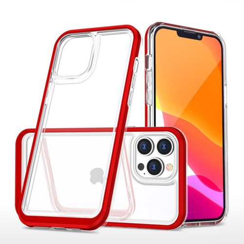 iPhone 13 Pro Max Acrylic hybrid tok piros anti-shock-1200000029088 7 kép
