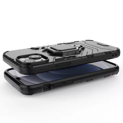 iPhone 13 mini Ring Armor tok kihajtható támasszal fekete-1200000029089 6 kép