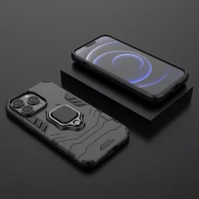 iPhone 13 Pro Ring Armor tok kihajtható támasszal fekete-1200000029093 1 kép