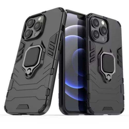 iPhone 13 Pro Ring Armor tok kihajtható támasszal fekete-1200000029093 3 kép