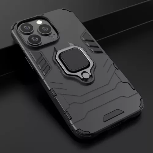 iPhone 13 Pro Ring Armor tok kihajtható támasszal fekete-1200000029093 10 kép
