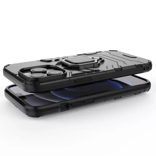 iPhone 13 Pro Max Ring Armor tok kihajtható támasszal fekete-1200000029095 5 kép