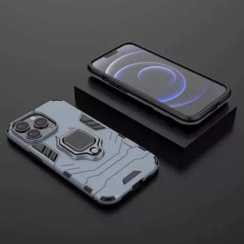 iPhone 13 Pro Ring Armor tok kihajtható támasszal kék-1200000029099 1 kép