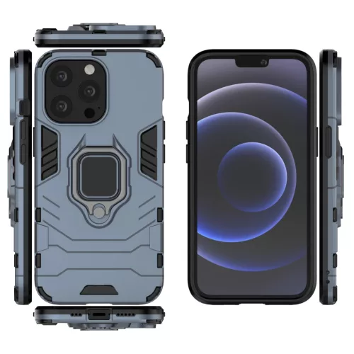 iPhone 13 Pro Max Ring Armor tok kihajtható támasszal kék-1200000029100 4 kép