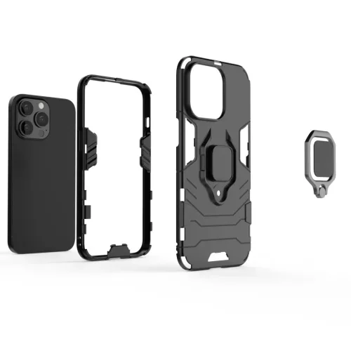 iPhone 13 Pro Max Ring Armor tok kihajtható támasszal kék-1200000029100 8 kép