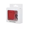 Airpods 1/2 szilikon tok karabinerrel piros-5900495825476 5 kép