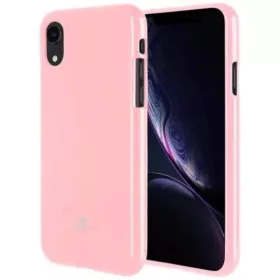   iPhone 13 Pro Mercury Jelly szilikon tok világos rózsaszín