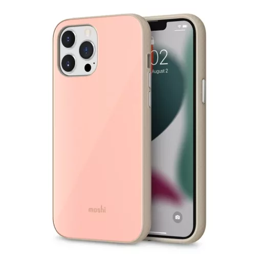 iPhone 13 Pro Max Moshi iGlaze prémium hibrid tok dahlia pink-4711064645149 1 kép