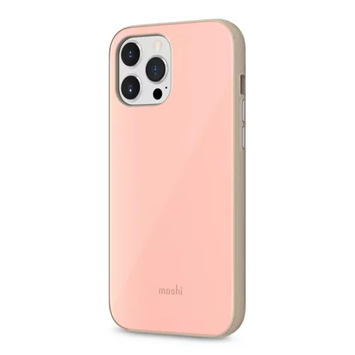 iPhone 13 Pro Max Moshi iGlaze prémium hibrid tok dahlia pink-4711064645149 3 kép