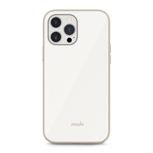 iPhone 13 Pro Max Moshi iGlaze prémium hibrid tok Pearl White-4711064644715 5 kép