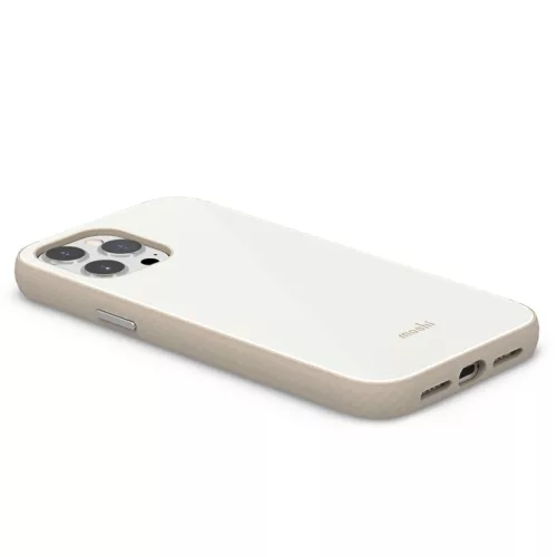 iPhone 13 Pro Max Moshi iGlaze prémium hibrid tok Pearl White-4711064644715 2 kép