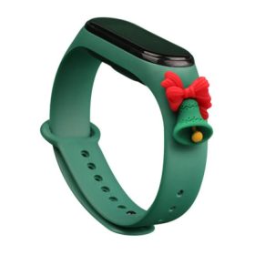 Strap Xmas karácsonyi óraszíj Xiaomi Mi Band 4 / Mi Band 3 sötétz-9145576220801 1 kép