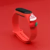 Strap Xmas karácsonyi óraszíj Xiaomi Mi Band 4 / Mi Band 3 piros Mi-9145576220849 1 kép