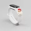 Strap Xmas karácsonyi óraszíj Xiaomi Mi Band 6 / Mi Band 5 fehér M-9145576220986 1 kép
