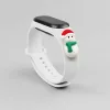 Strap Xmas karácsonyi óraszíj Xiaomi Mi Band 6 / Mi Band 5 fehér h-9145576220993 2 kép