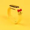 Strap Xmas karácsonyi óraszíj Xiaomi Mi Band 6 / Mi Band 5 sárga h-9145576221051 2 kép