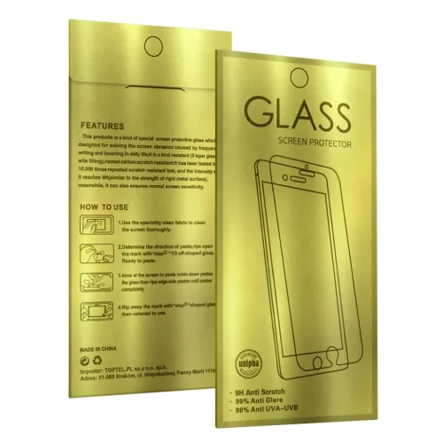 iPhone 12 / 12 Pro Glass Gold kijelzővédő üvegfólia-5900217355861 5 kép