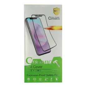   iPhone 11/XR Hard Full Glue kijelzővédő üvegfólia kerámiával fekete