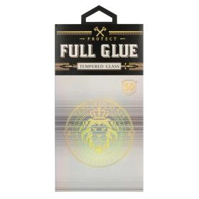   Xiaomi Redmi Note 8 Pro 5D Full Glue kijelzővédő üvegfólia fekete