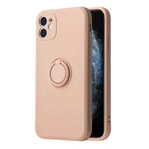 Xiaomi Mi 11 Pro Vennus Silicone Ring tok világos rózsaszín-5900217890386 3 kép