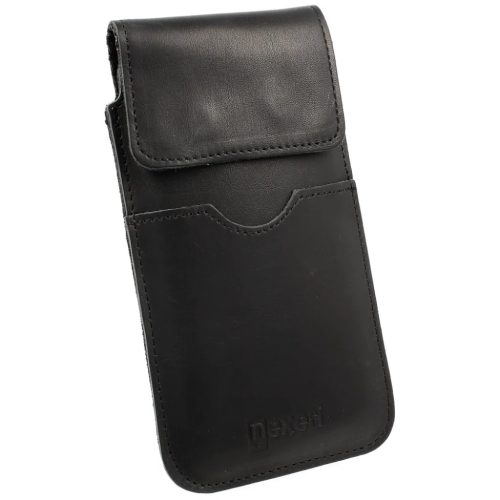 iPhone 13/13 Pro / 12/12 Pro Nexeri Flap bőr tok övhöz fekete-5904161118923 9 kép