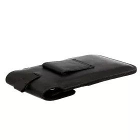iPhone 13/13 Pro / 12/12 Pro Nexeri Flap bőr tok övhöz fekete-5904161118923 1 kép