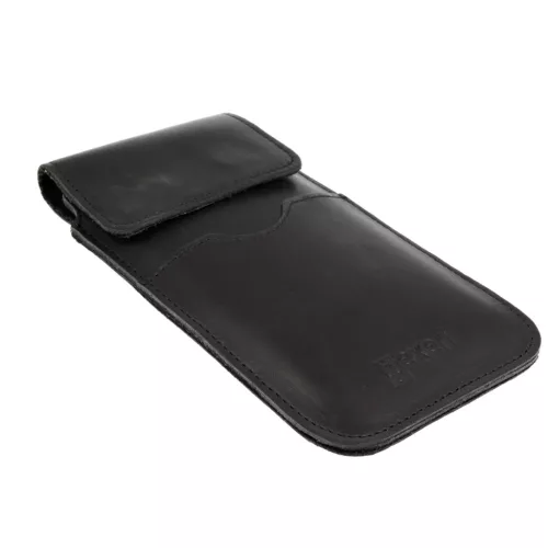 iPhone 13/13 Pro / 12/12 Pro Nexeri Flap bőr tok övhöz fekete-5904161118923 3 kép