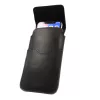 iPhone 13/13 Pro / 12/12 Pro Nexeri Flap bőr tok övhöz fekete-5904161118923 4 kép