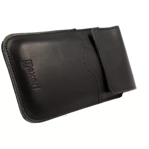 iPhone 13/13 Pro / 12/12 Pro Nexeri Flap bőr tok övhöz fekete-5904161118923 7 kép