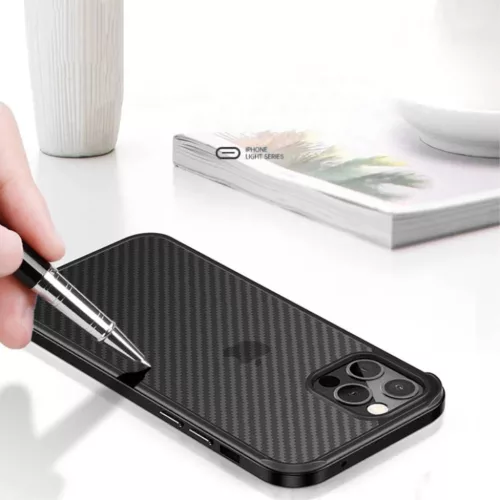 iPhone 13 Pro Sulada Carbon Fibre Hybrid tok fekete-5904161115434 2 kép