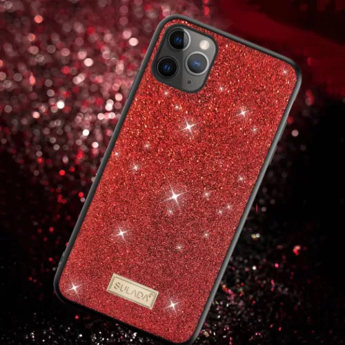 iPhone 13 Pro Sulada Dazzling Glitter tok piros-5904161115694 2 kép