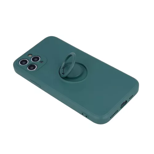 iPhone 13 Pro Szilikon tok hátlapi gyűrűvel forest green-5900495947352 2 kép