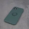 iPhone 13 Pro Szilikon tok hátlapi gyűrűvel forest green-5900495947352 5 kép