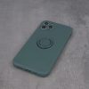 Samsung Galaxy A22 4G Szilikon tok hátlapi gyűrűvel forest green-5900495947222 2 kép