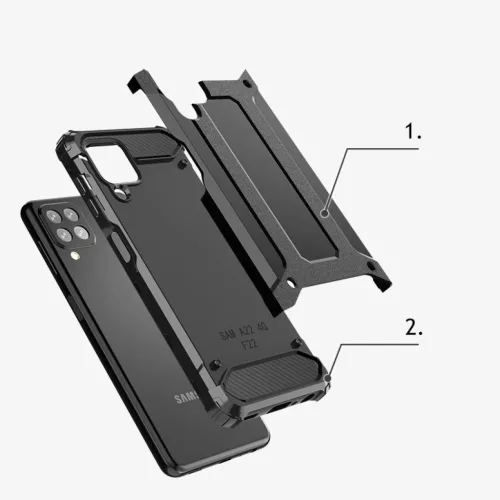 Samsung Galaxy A22 4G Hybrid Armor tok arany-9111201944619 5 kép
