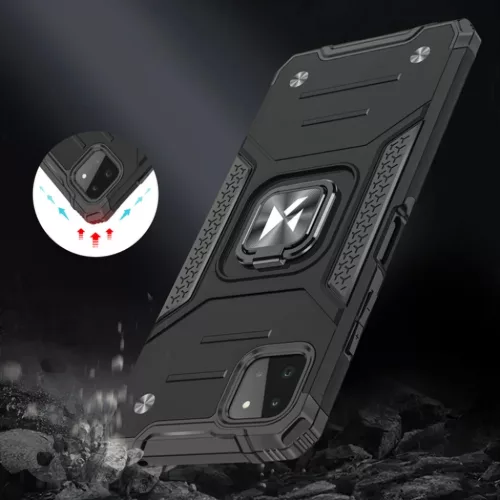 Samsung Galaxy A22 4G Wozinsky Ring Armor Case Kickstand telefontok pi-9111201944886 7 kép