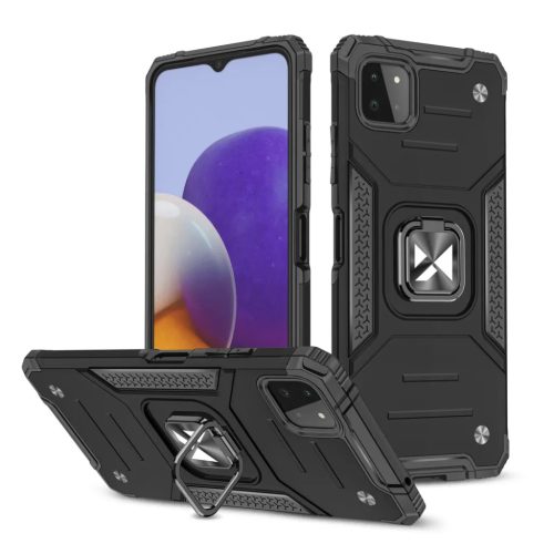 Samsung Galaxy A22 4G Wozinsky Ring Armor Case Kickstand telefontok fe-9111201944909 3 kép