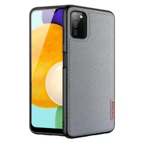   Samsung Galaxy A03S Dux Ducis Fino nylon bevonatú tok szürke