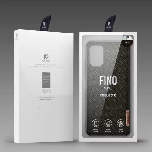 Samsung Galaxy A03S Dux Ducis Fino nylon bevonatú tok zöld-6934913048610 2 kép